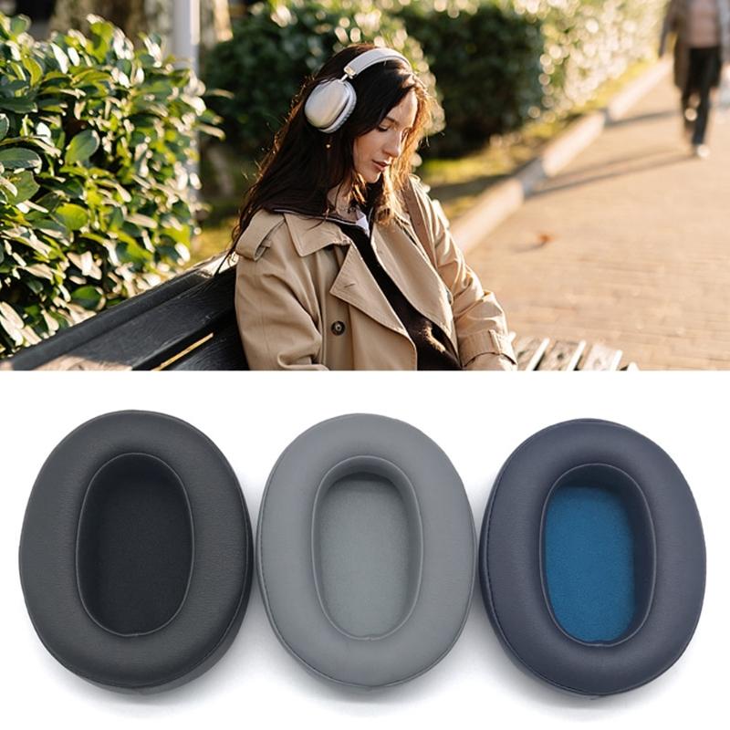Ear Cushions Earpads For WH-XB900N Headphones Soft Memory Foam Breathable Enhances Bass Noise Isolation