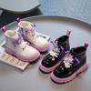 Fashion cute girls short boots autumn new soft-soled non-slip cartoon casual boots