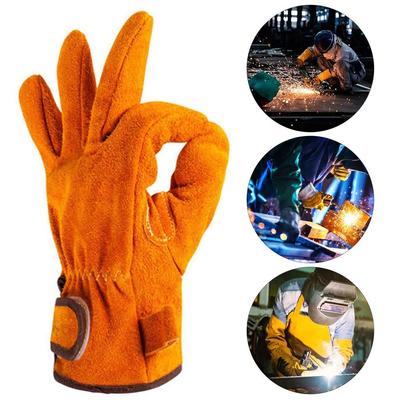 Wear-resistant Leather Working Gloves Non-Slip Safety Gloves  Safety Protection