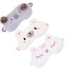 9Stk Komfortable Augenbinden Bunt Mit Tierdesign Leichte Schlafmasken