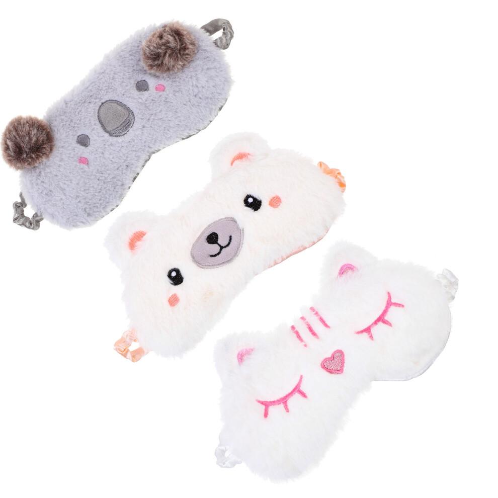 9Stk Komfortable Augenbinden Bunt Mit Tierdesign Leichte Schlafmasken