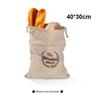 Linen Bread Bag Reusable Bags For Bread Drawstring Bags Homemade Artisan Bread Storage Bag Baguette Bag Food Storage Containers