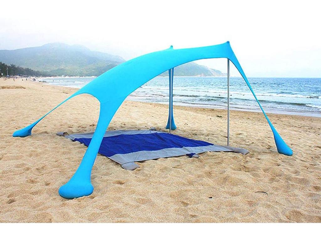Portable Lycra Beach Sunshade Shelter for Camping and Fishing
