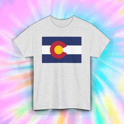 Colorado Flag T-Shirt | Colorado State Pride Graphic Tee | S-5XL