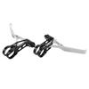 Mountain Bike Brake Handlebar Bicycle Aluminium Alloy Braking Lever Handle AdjustableBlack Silver