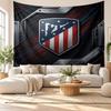 Atletico Madrid Wall Tapestry, Soft Fabric Wall Hanging, Decorative Backdrop For Bedroom Home Wall Art