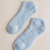 Monfoot Mens Ankle Sleep Socks Blue