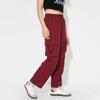 Elastic High Waist Casual Solid Color Wide Leg Work Pants Women's Pants