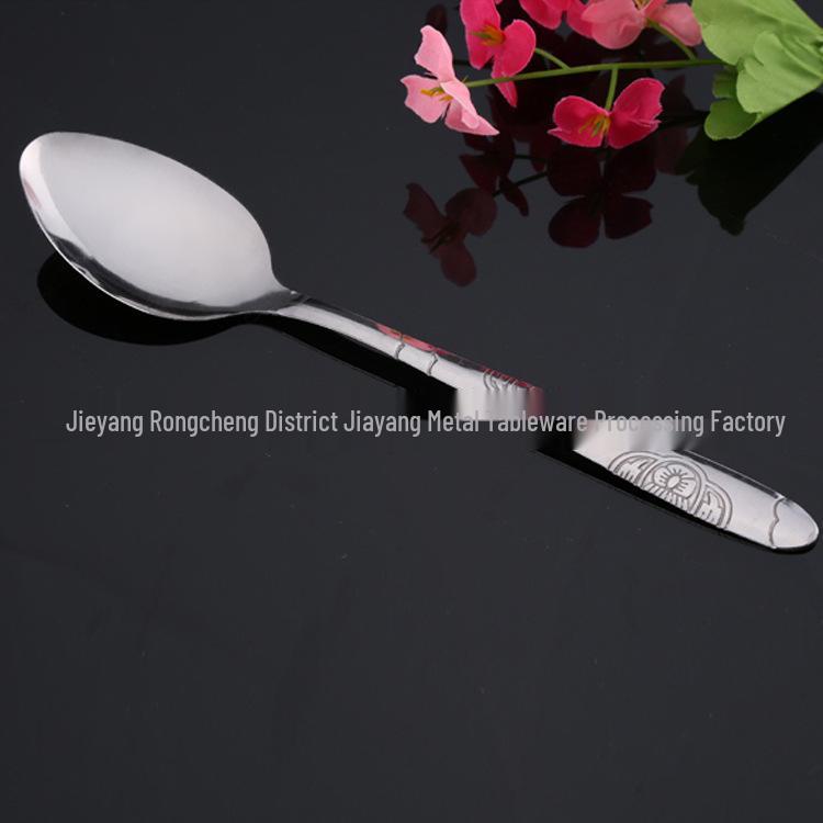 Stainless Steel Spoon and Fork Set for Hotel and Western Restaurant Use
