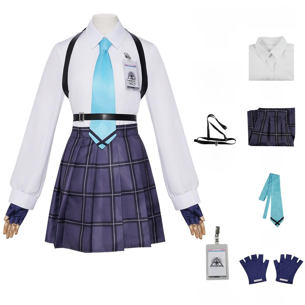 Blue Archive Cosplay Costume For Women Men With Soft Fabric For Halloween Role Play