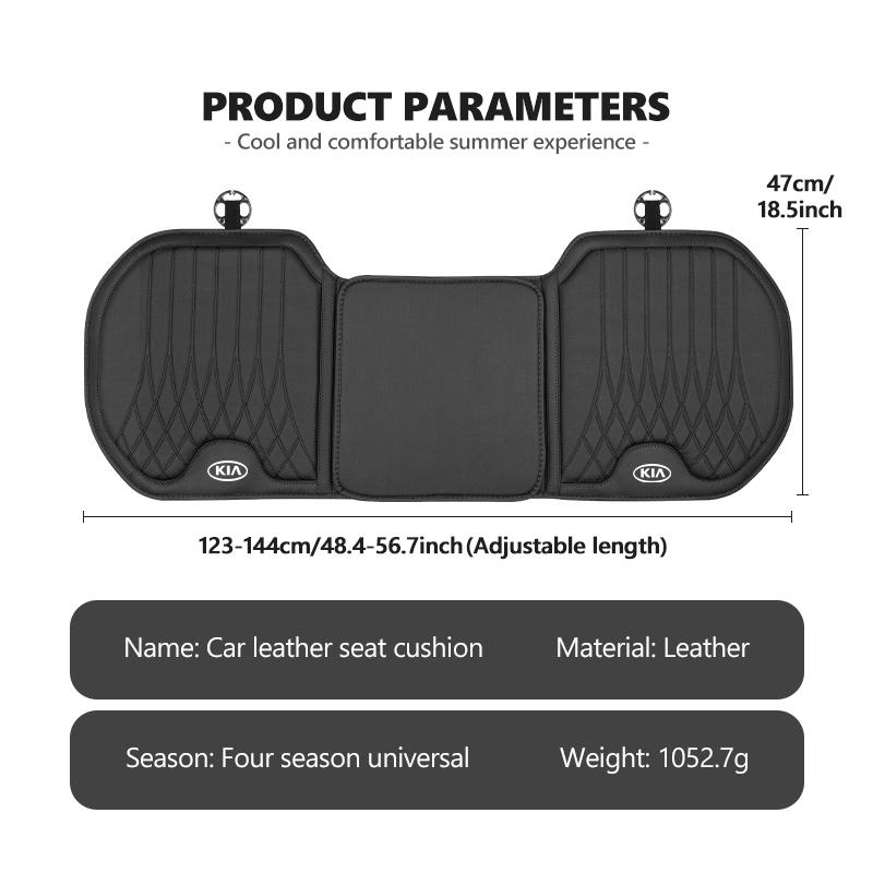 Car Breathable Seat Cushion Diamond Grain Ice Silk Heighten Pad For KIA Cerato Proceed Venga Stonic Picanto Sorento Stinger