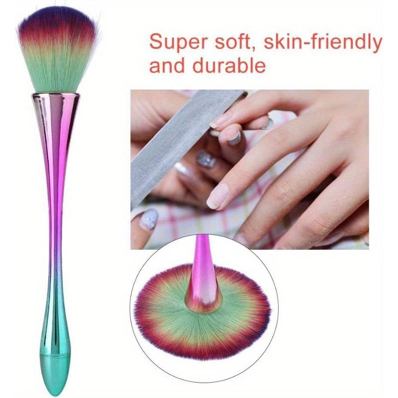 Nail Dust Cleaning Brush 7 Styles Professional Nail Art Make Up Brushes Long-Handled Super Fluffy Dust Removal Manicure Tools