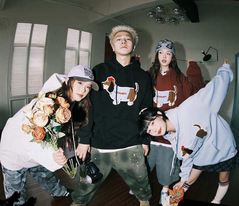 

Худи с принтом собаки таксы LEMANISM XL