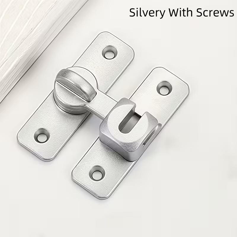 90/180 Degree Flip Door Lock Home Security Sliding Door Latch Small Gate Latches Hardware Anti-theft Lock Zinc Alloy Door Bolts