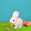 Mini Realistic Cute Plush Rabbits Lifelike Animal Easter Bunny Simulation Toy Model Gift Miniatures Decorations (Rabbit Plush Toys