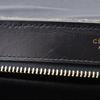 CELINE Trapeze Handbag Black / grey felt/Calfskin Women Used