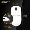 Endgame Gear XM1r Gaming PAW3370 5 White Mouse, Sensor, 50-19,000 CPI, Buttons, GM8.0 Switches, (EGG-XM1R-WHT)