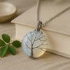 Opalite Tree of Life Pendant Necklace
