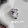 Delicate Skull Bat Hair Clip For A Quirky Halloween Look Resin Hallowmas Costume Details Suitable For Various Occasion