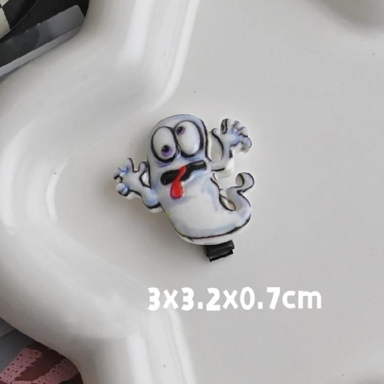 Delicate Skull Bat Hair Clip For A Quirky Halloween Look Resin Hallowmas Costume Details Suitable For Various Occasion
