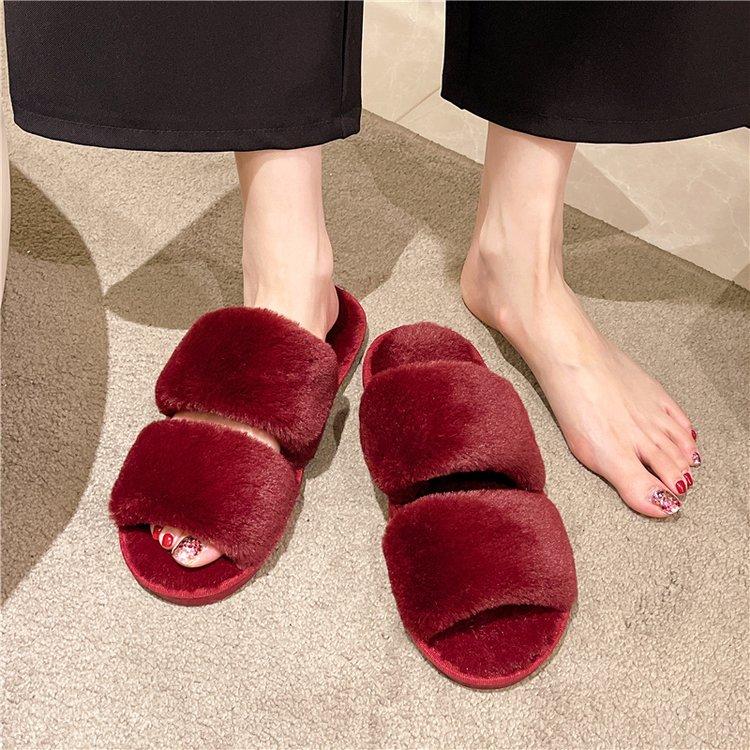 

Мода 2024 Зима Новые Модные Женские Однотонные Плюшевые Повседневные Хлопковые Швабры 40-41 вино красного