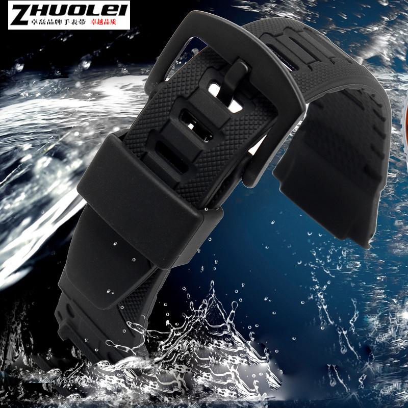 Pro hodinky Casio PROTREK PRG-110Y/C/PRW-1300Y/PRG-130Y/PRW-1500Y pánské pryskyřičné silikonové řemínky příslušenství řemínek zdarma nástroj