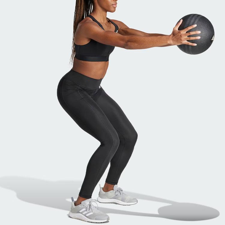 Adidas Powerreact Medium-Support Zip Bra Women Sports Bra Black IX4939