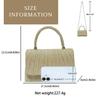 New Gold Pleated Handbag,Perfect Party Banquet Bag,Evening Shoulder Crossbody Bag