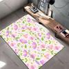 Colorful Floral Pattern Design Carpet Yoga Living Room Room Decor Children's Crawling Mat Doormat Area Rug Games Mat