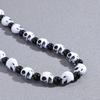 Skull Beads Necklaces Punk Goth Skull Necklace Skeleton Head Beads Skull Beads Necklace Jewelry