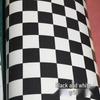 Black & White Zebra Checkered Car Camouflage Wrap Film