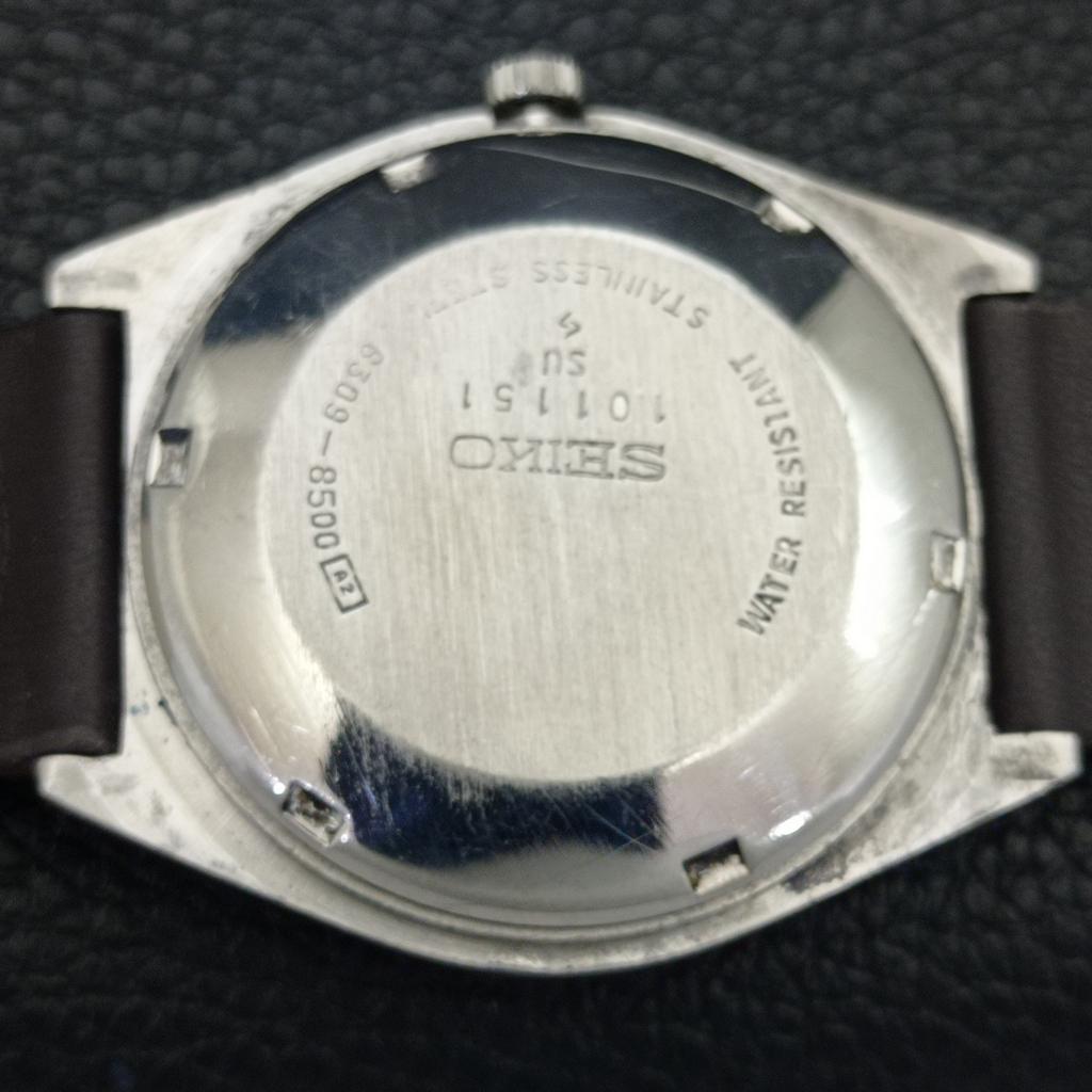 SEIKO 5 AUTOMATIC VINTAGE JAPAN 6309A MENS PURPLE COLOR DIAL WATCH a702727-1