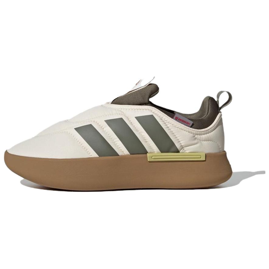 

adidas Adipuff Нескользящие Износостойкие Низкие Повседневные Кроссовки Унисекс Белый Зеленый Коричневый JP7711 38