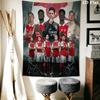 Arsena team Wall Hanging Printed Fabric Blanket Decorative Tapestries for Bedroom Living Room Home Decor