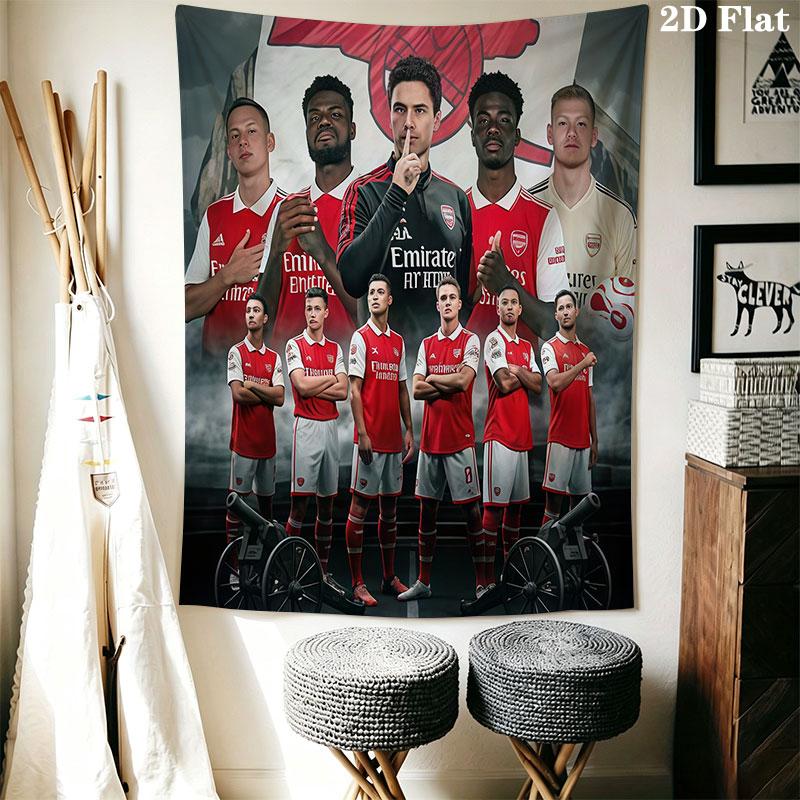 Arsena team Wall Hanging Printed Fabric Blanket Decorative Tapestries for Bedroom Living Room Home Decor