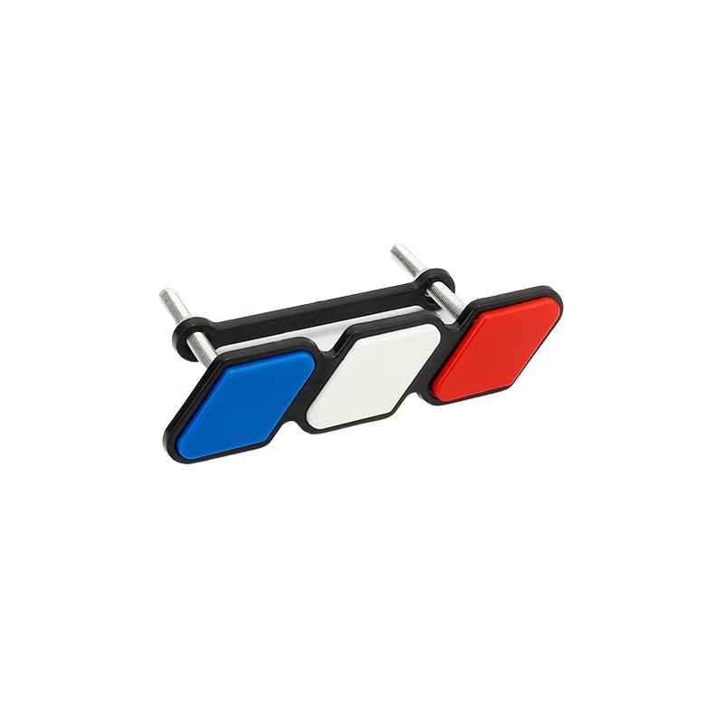 ABS TRD Mașină Tricolor Drapel Național Emblema Grilă Grilă cu Fante Plasă Accesorii Insigne Auto pentru Tacoma 4Runner Tundra