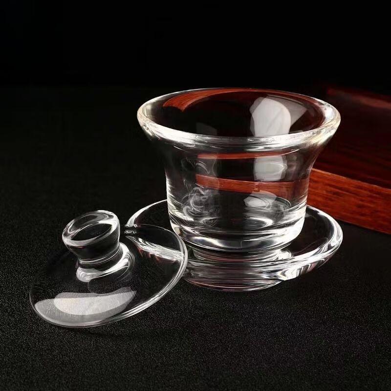 Natural Crystal Gaiwan Kung Fu Tea Set