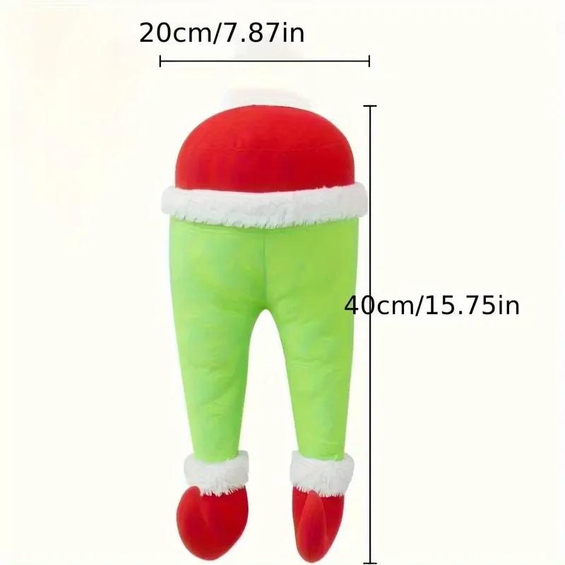 Weihnachtsbaumschmuck Plüsch Türdekoration Weihnachtsmann Elfenbeine Dekoration Zuhause Hängeornamente Kindergeschenk Überraschungszubehör
