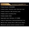 304 Stainless Steel Three-pole Handle Lock Single Tongue Bathroom Interior Door Lock Aisle Fire Door Door Lock With Key