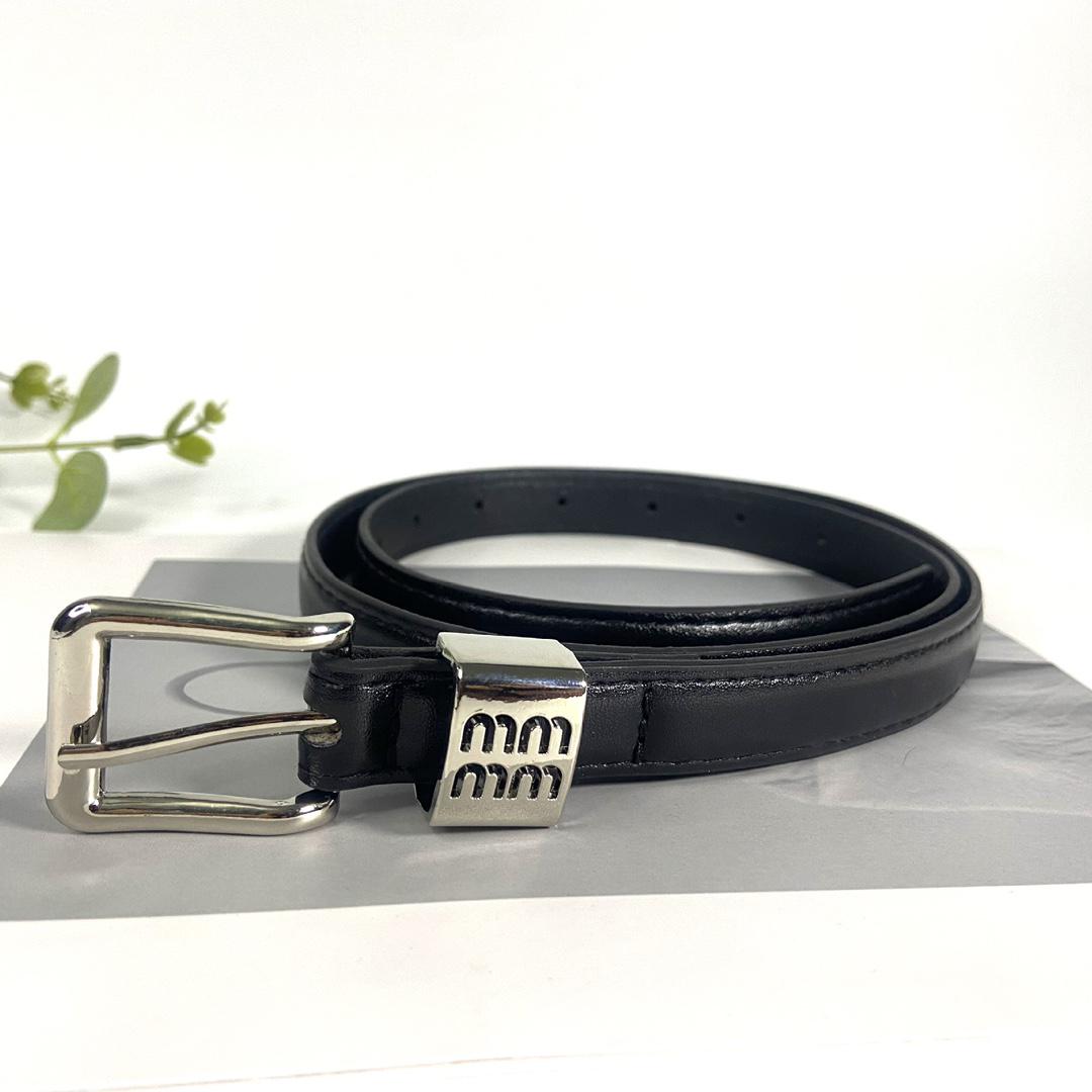 Женский модный тонкий пояс - Универсальный модный пояс для работы 99cm Long, 1.7cm Wide, 55g чёрный