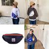 Stylish Children's Crossbody Canvas Bag For Boys With Abstract Design And Durable Features