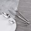 6/16/24Pcs Sliver Tableware Stainless Steel 304 Cutlery Matte Dinner Set Western Fork Spoon Mirror Flatware Dishwasher Safe