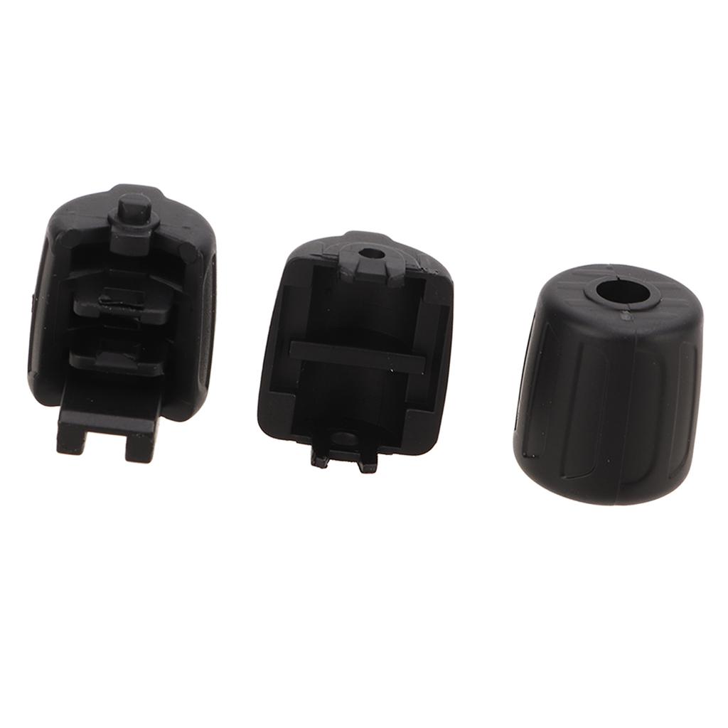 3pcs Steering Wheel Control Button Multifunction ABS 61319273656 Replacement for F10 F11 F18 F20 F21 F26 Black