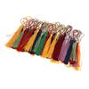 100Pcs Flow Tassels Handmade Silky Chinese Knot DIY Jewelry Keychain Earring Bookmark Gift Tag Assorted Colors