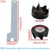 9704230 Blender Coupler 2 Packs with Spanner Kit Replacement Parts Compatible with KitchenAid KSB5WH KSB5 KSB3 WP9704230VP WP9704230 Driver