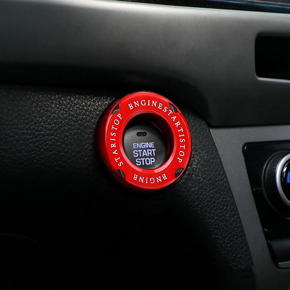 2026 Hot Car Ignition Device One-button Start Cover Decoration Sticker for VW Touran Sharan Jetta TDI R32 Passat Golf Polo GTI Scirocco ET1