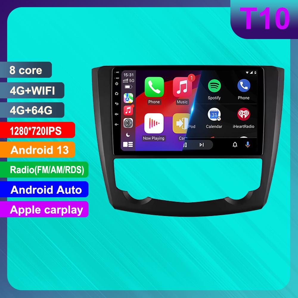 Renault Kadjar Android GPS Navigator & Reverse Camera with HD Smart Central Control and CarPlay.