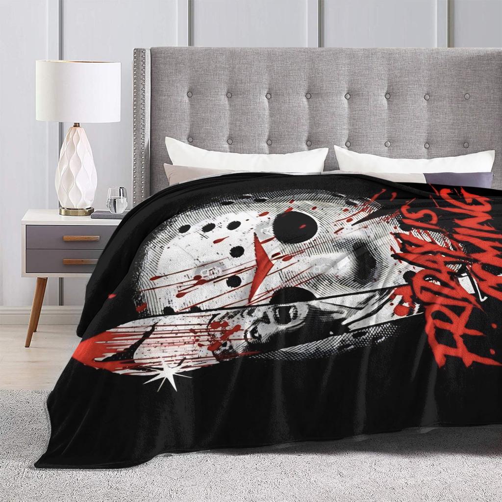 Friday Jason Voorhees 13th Blanket Quality Warm Soft  Throw Blanket Winter Travel Living Room Street Trend Bedspread
