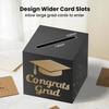 DIY Graduation Game Gift Box Black Golden Money Box Cash Gift Box  Graduation Party Decoration
