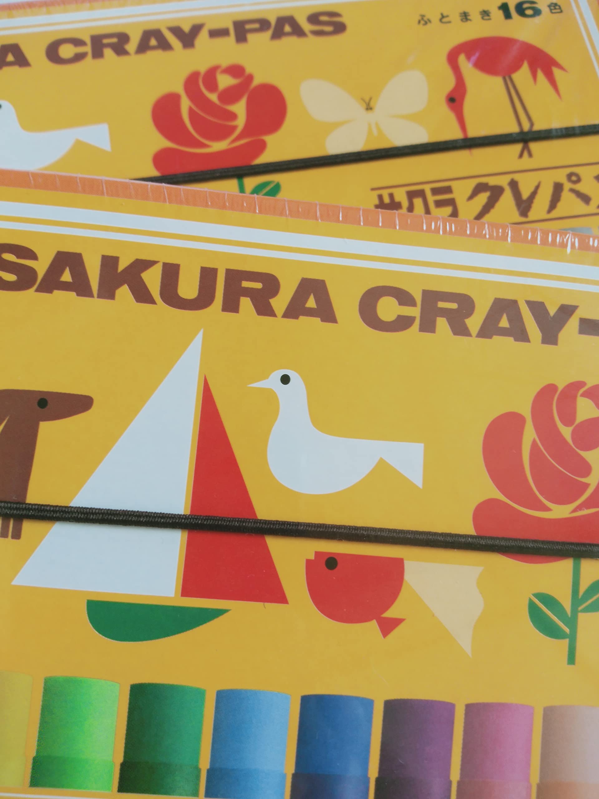 

Sakura Thick Roll Set with Elastic Cord LP16R of Cray-Pas Cray-Pas 16-Color (Set 2)